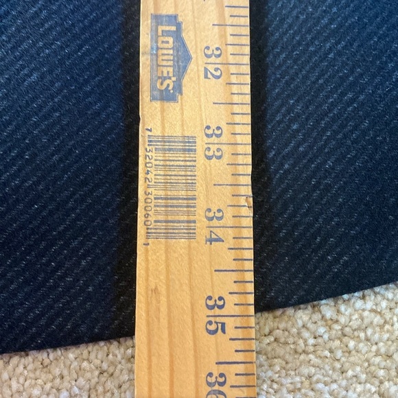 COS Dark Academia Dress Tweed Herringbone Wool Short Sleeve Wrap Dress Size 4 - Picture 9 of 13